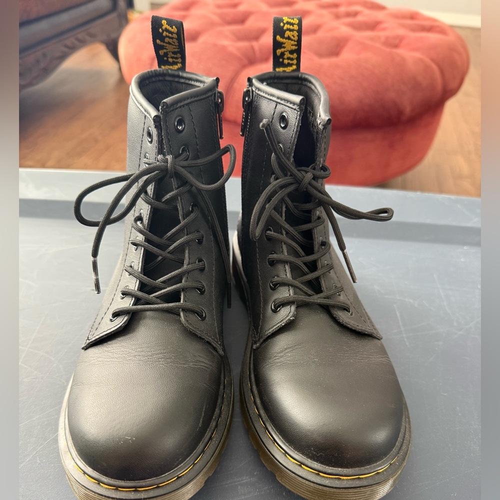 Dr. Martens Black Leather Boots